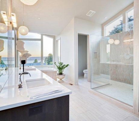 Beach View Bathroom Design