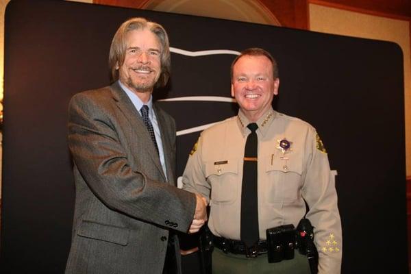 David Yardley at November 2015 Luncheon with Los Angeles County Sheriff Jim McDonnell