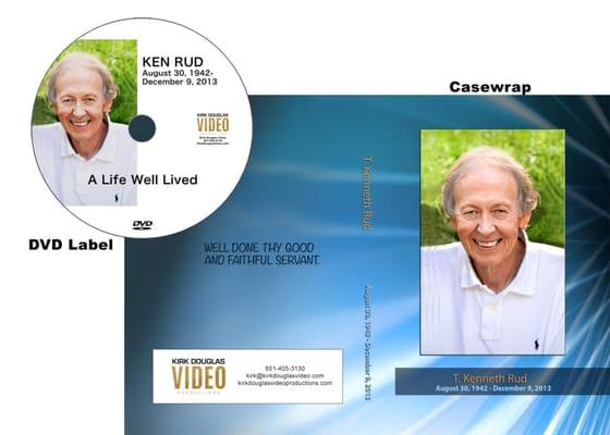 DVD Duplication work finished today:  10 DVD copies with printed artwork on DVD and the case wrap.