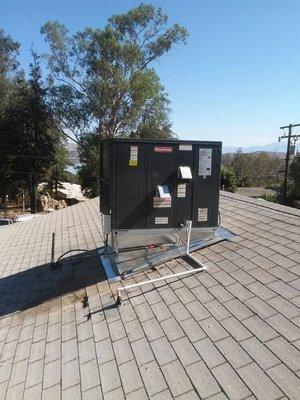 New roof top package unit.