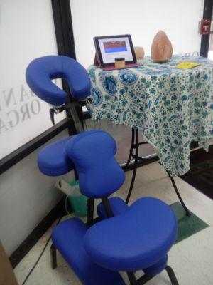 Chair massage at your next event. Book your next great massage by Aji. 813 515-0585 or book online nhatmassage.com