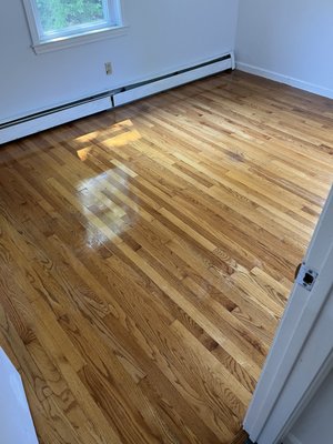 Wood floor cleaning After