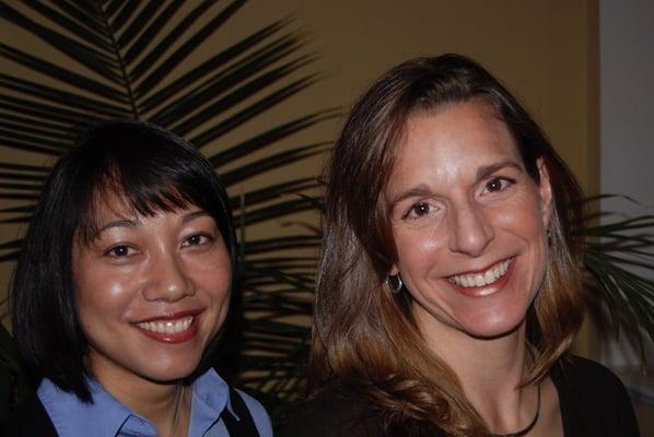 Dr. JoAnne Takara and Dr. Ruth Scholten-Lellbach