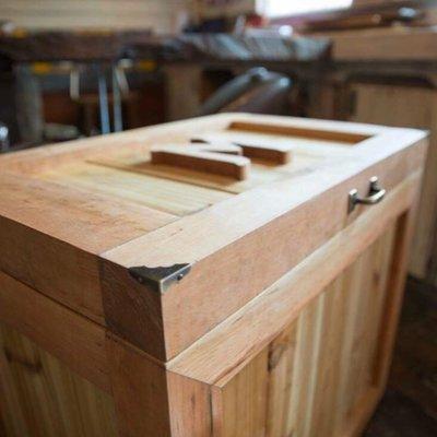 MP&Co custom builds heirloom furniture.  Hand crafted cedar chest.