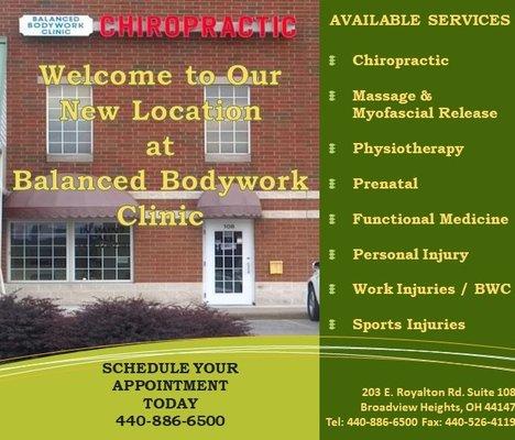 We've Moved! Visit our new location inside Balanced Bodywork Clinic!