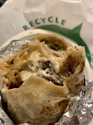 Support the local spots! Carne Asada Super Burrito $9