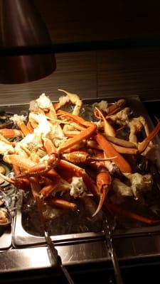 we serve crablegs and more choice on Fri.dinner Sat.dinner and Sunday all day