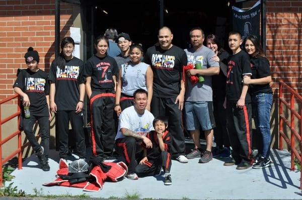 Hybrid Fitness Muay Thai Tournament 2014 demo team