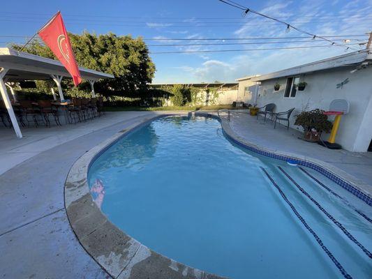 Clean pool ready for your enjoyment