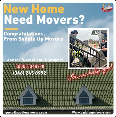 Need Movers? We can help you! Open 24/7. Our truck, we pack, load, drive, assemble & clean. We can do it ALL!