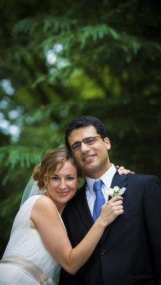 Beth and Zubin, Wedding Portrait, Washington Square Park, NYC