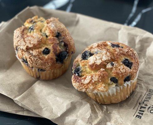 Blueberry muffins