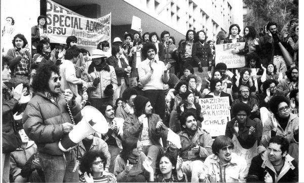 FOUNDERS AT UC HASTIONS DEMONSTRATION 'BAKKE' DECISION 1977