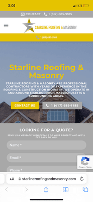 Starline Roofing & Masonry