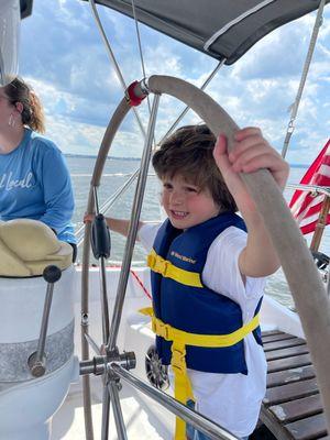 Tiny captains making waves - exciting sailing trips for kids on our private family charters