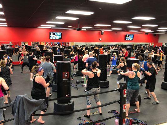 Fitness Kickboxing to torch calories, improve cardio capacity, and develop skills and self-confidence.