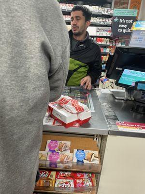 The rudest cashier I've ever experienced