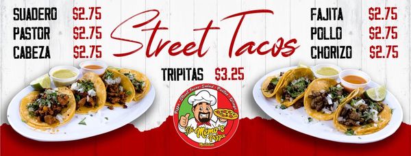 Street taco list