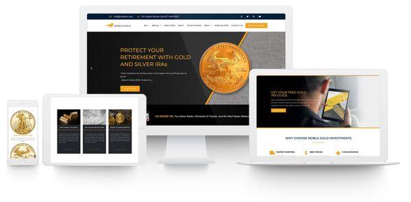 Noble Gold Investments Website