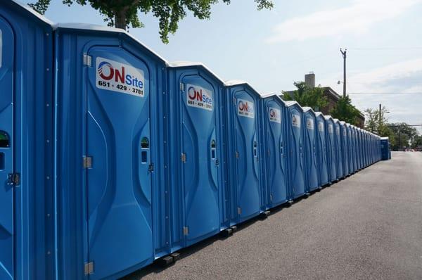 Portable Restrooms Available for rent in Rochester, MN.