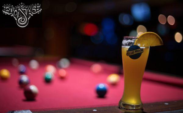 Grab a drink & play some pool in the Backstage!