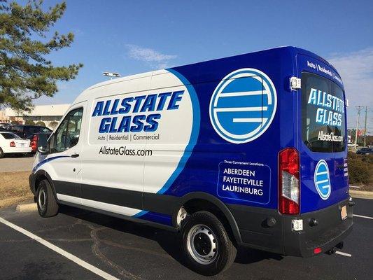 Let our Mobile Techs come to your location for glass replacement - Three locations to serve you:
 Fayetteville, Laurinburg & Aberdeen