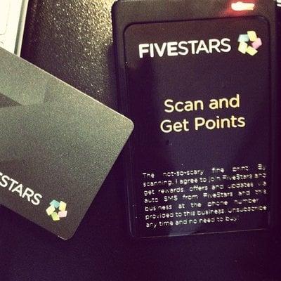 Fivestars Loyalty Program at Smoke Plus. Get points for every dollar you spend.