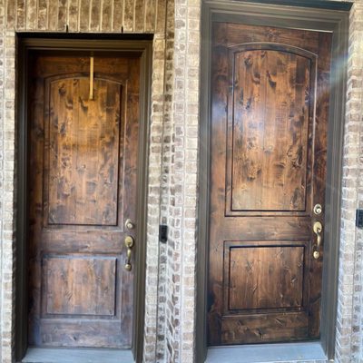 Refinished door