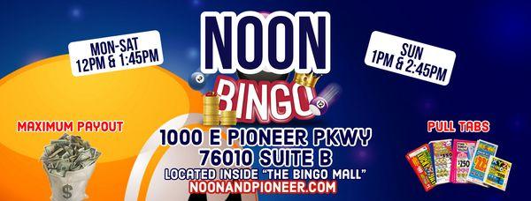 Pioneer Bingo