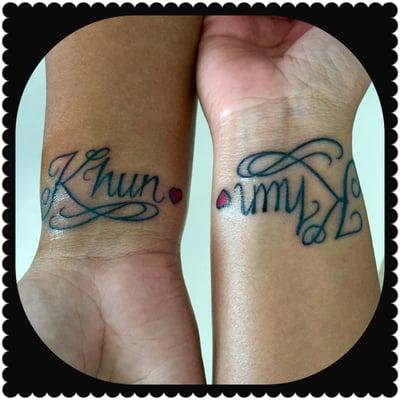 Matching Sister Tattoos