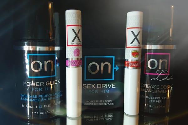 Male & Female Enhancements!
 On Sex Drive for men
 On Arousal oil for women.