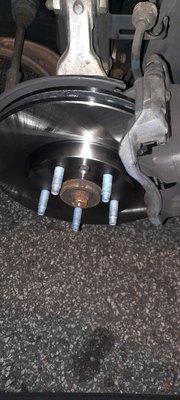 Brake pad and rotors replacement