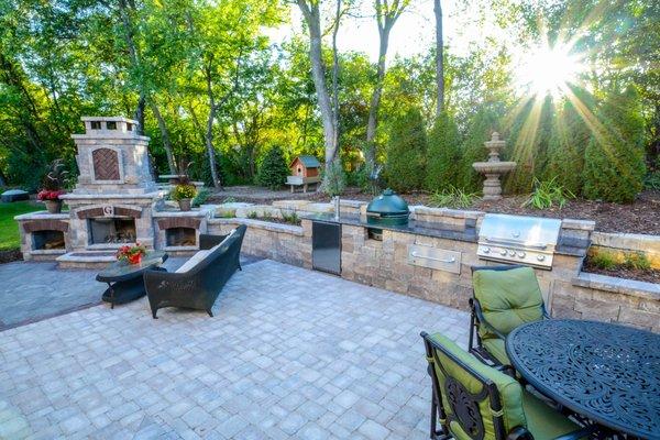 Patios and retaining walls