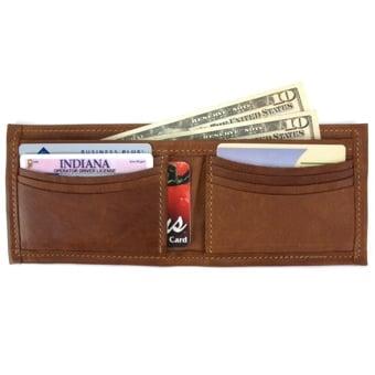 "All" Leather Wallets: bifolds, trifolds, ID & credit card, & money clips Made in the USA.