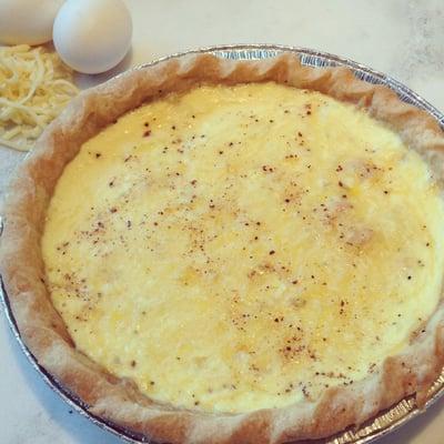 Ham & Swiss Quiche