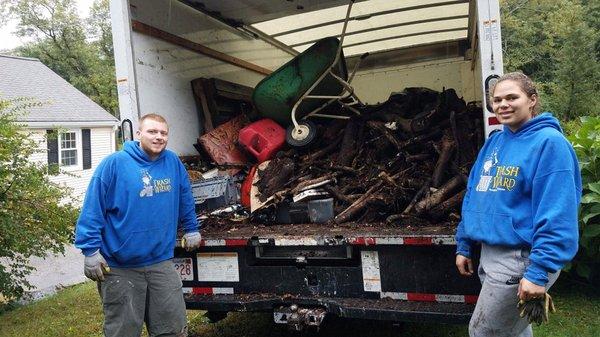 Rainy day clean up in Northborough MA!