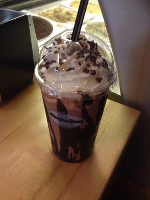 Belgian chocolate shake