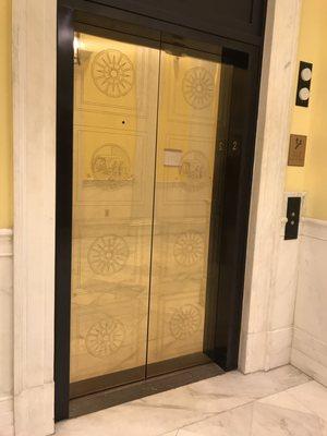 Elevator on second floor