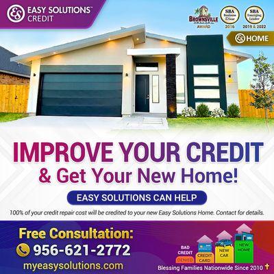 Obtain One Of The New Easy Solutions Homes 
We Can Help, Request Your Free Consultation: 956-621-2772
myeasysolutions.com/credit