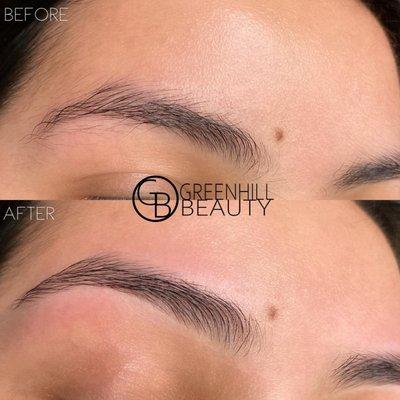 Brows are our specialty, we offer both threading and wax eyebrow services.