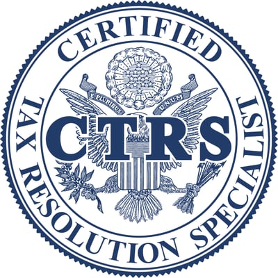 Certified Tax Resolution Specialist as designated by the American Society of Tax Problem Solvers