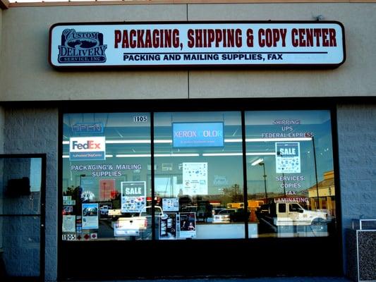 Custom Delivery Service Inc. Cody Wyoming Serving Billings Montana and Big Horn Basin Copy Fax Scan Binding Copies Delivery Freight