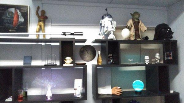 The star wars themed room