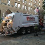 Garbage Pick-up in downtown Bethlehem PA