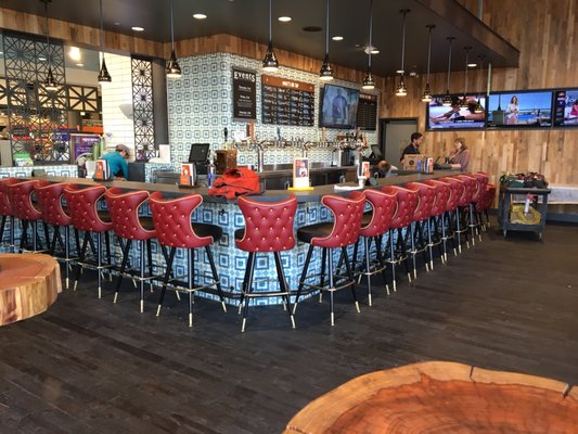 These are some sick bar stools Richardson Seating made for Whole Foods.