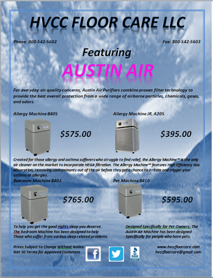 Austin Air Distributor.  Clean the air and knock out those allergies.