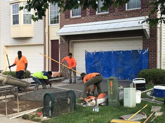 Driveway removal and replacement in Cinnaminson, NJ