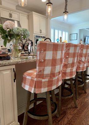 Swivel Barstool Slipcovers