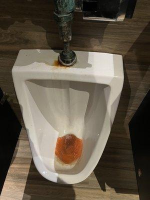 Dirty urinal.