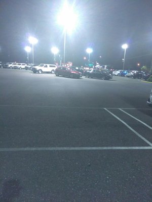 Nite outside the dealership .